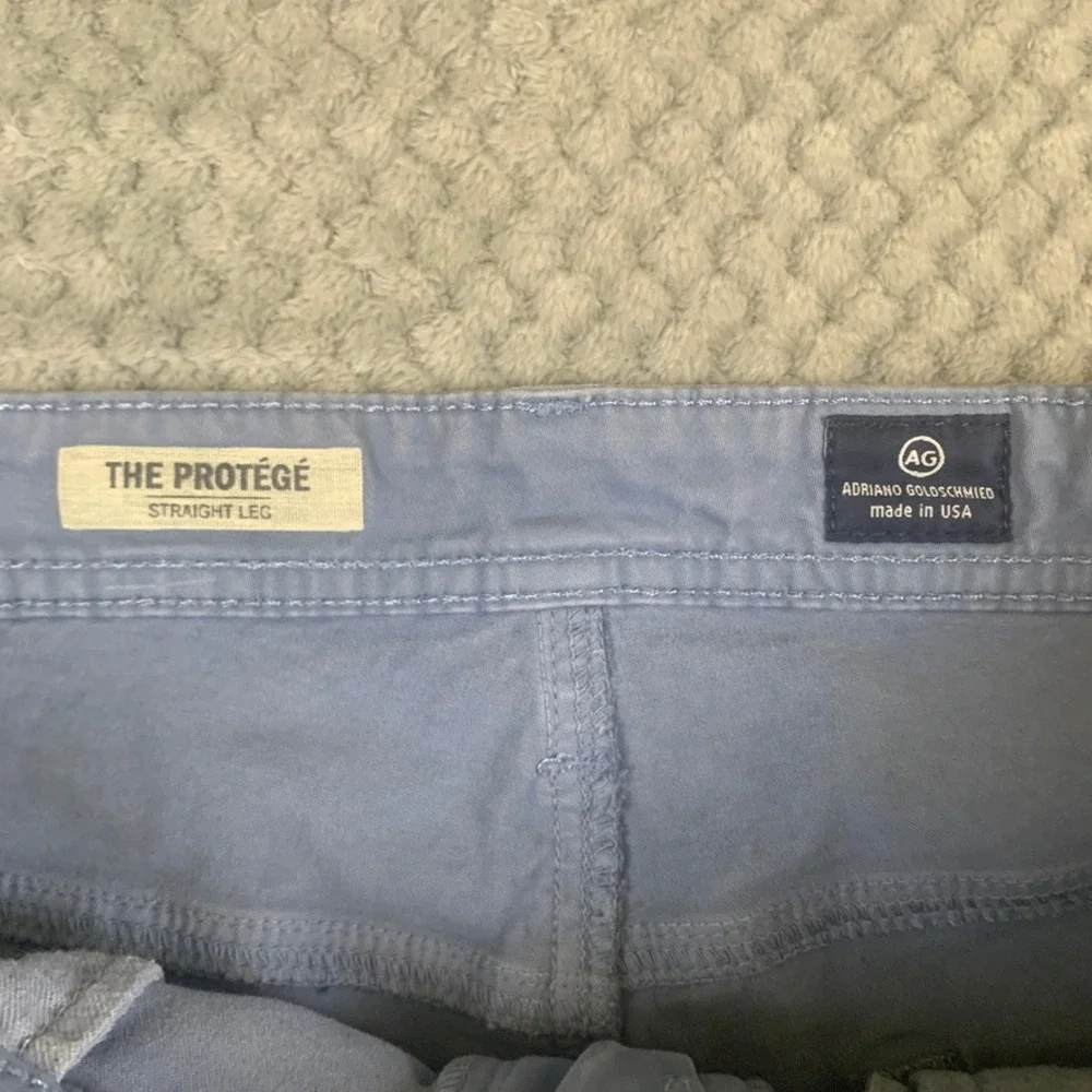 AG Adriano Goldschmied Protege Straight Leg Pants Mens 36x34 Blue Gray